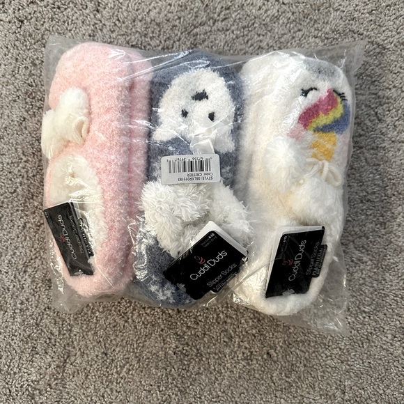 NWT Cuddl Duds Women Cozy Animal Plush (Pack of 3) - Picture 2 of 6